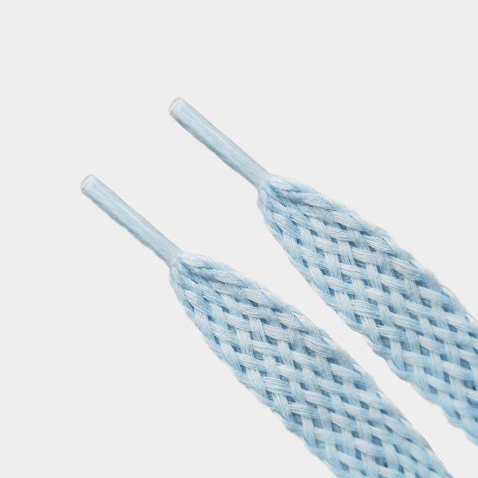Flat Cord Laces Baby Blue